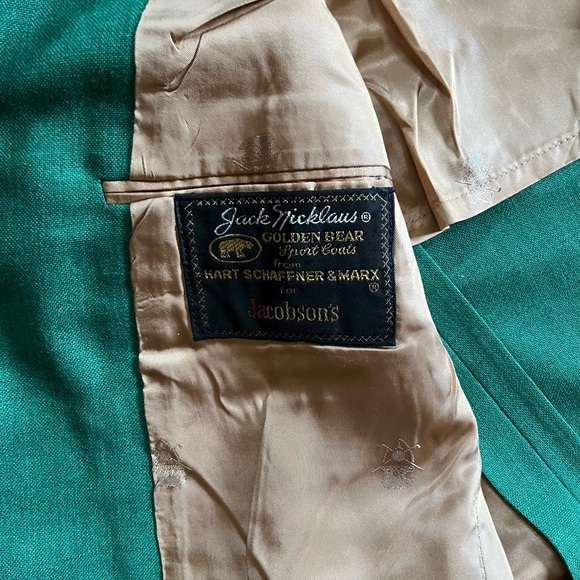 Vintage 80’s Classic Green Blazer - Picture 7 of 10